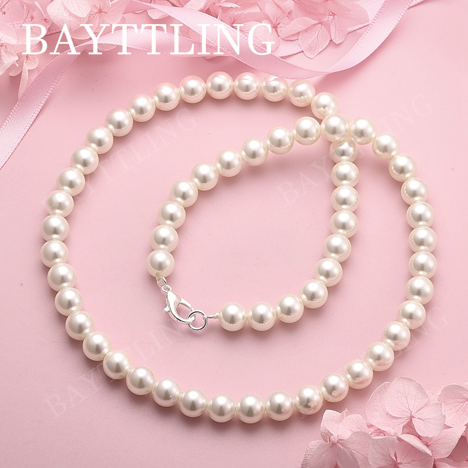 925 Sterling Silver Elegant Pe - Pearl Trim Chain recension och pris