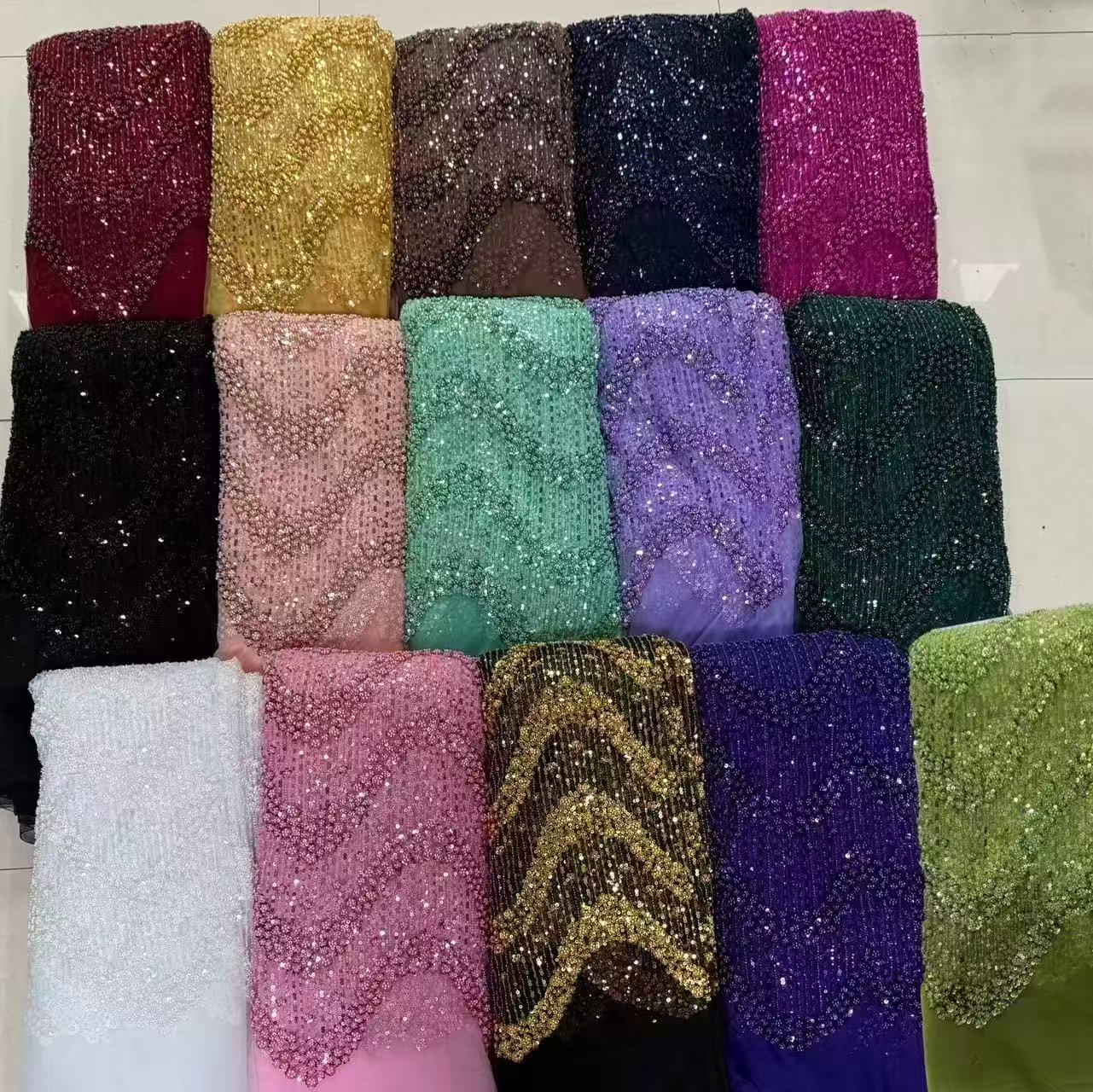 2025 Latest Hot Sale New High- - Crystal Mesh Fabric recension och pris