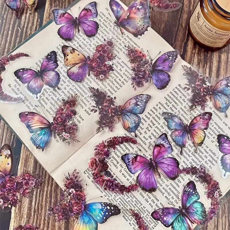 30pcs/Pack Vintage Butterfly P - Embellishments For Scrapbooking recension och pris