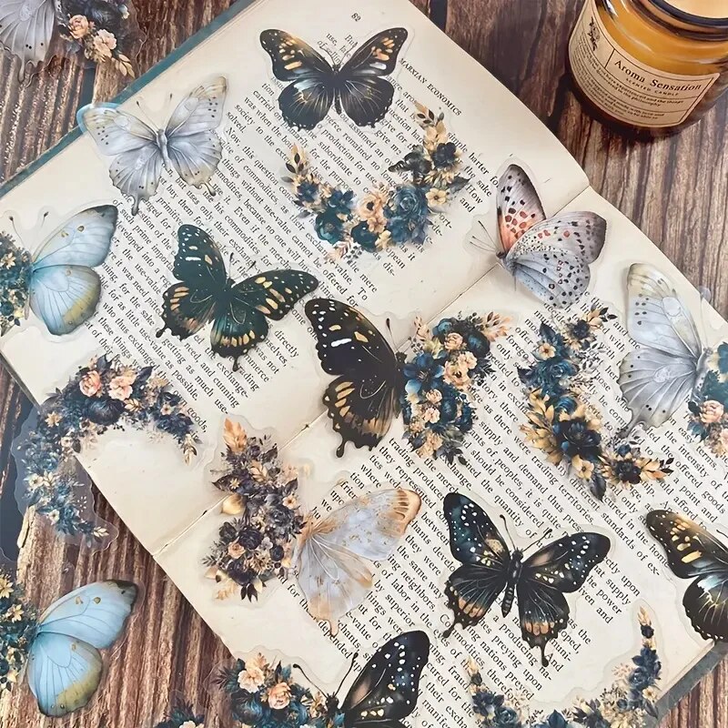 30pcs/Pack Vintage Butterfly P - Embellishments For Scrapbooking recension och pris