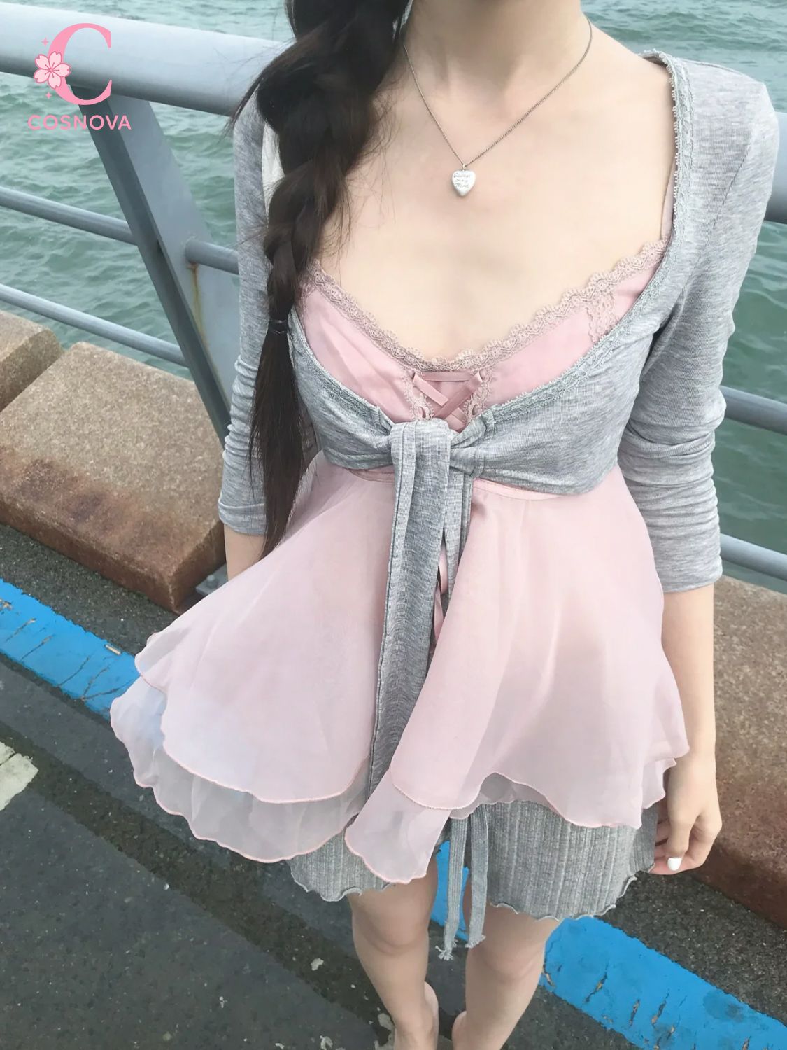 Korean Sweet Summer 3 Piece Se - Elastic Lace Trim recension och pris