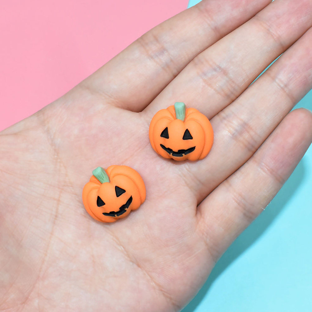 20Pcs Halloween Pumpkin Resin  - Embellishments For Scrapbooking recension och pris