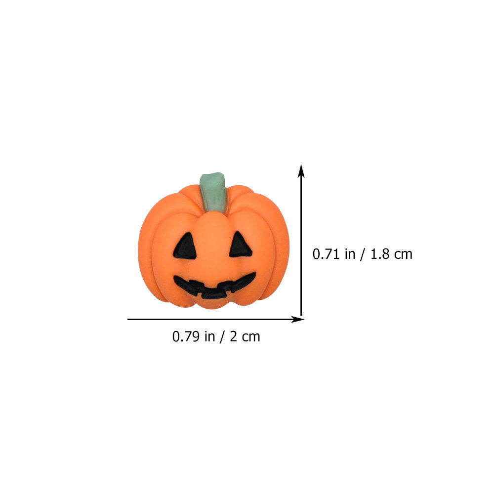 20Pcs Halloween Pumpkin Resin  - Embellishments For Scrapbooking recension och pris