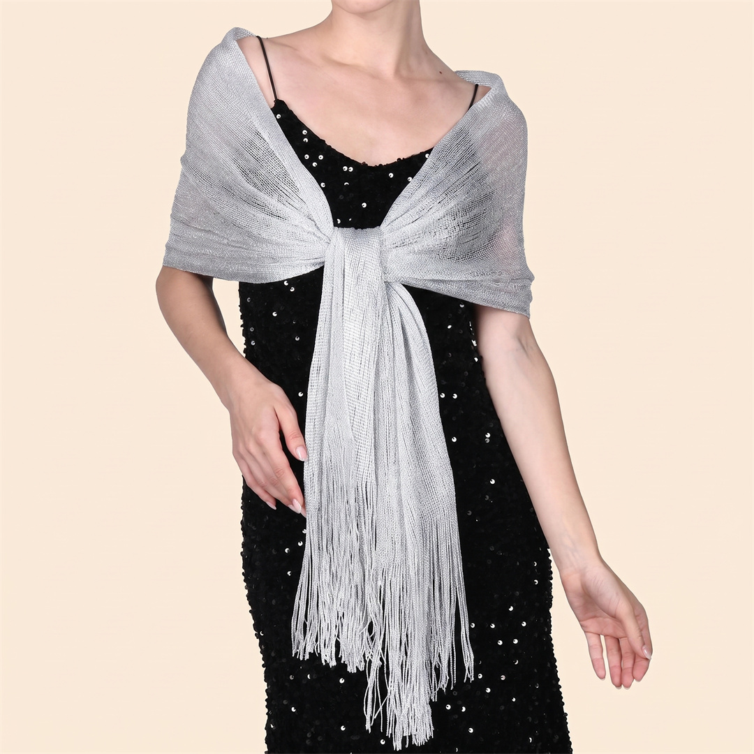 Fashion Bright Sunscreen Shawl - Tassel Fringe Trim recension och pris