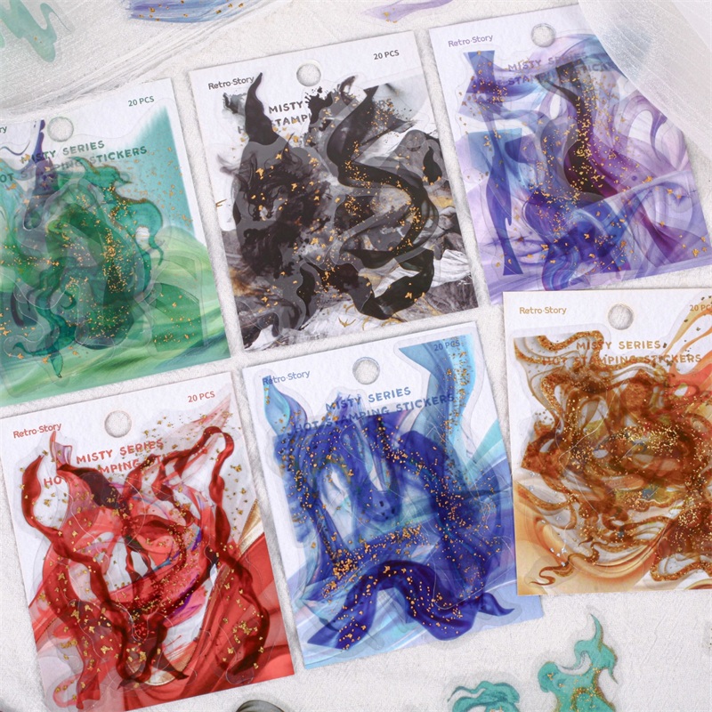 20 pcs Hot stamping ribbon PET - Embellishments For Scrapbooking recension och pris